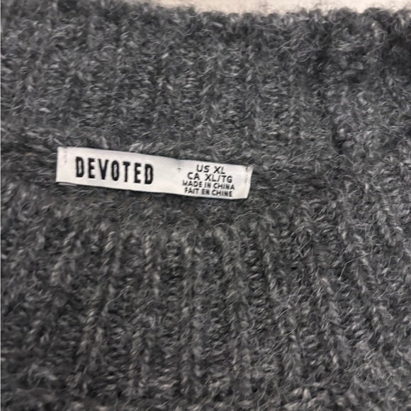 Pearl Gray Sweater with Embellishments - Picture 3 of 7